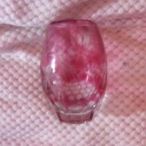 Pink lead crystal